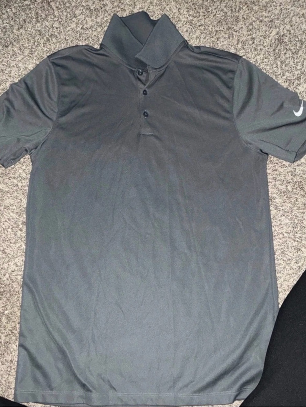 Nike Golf Men's small Grey Dri-FIT Polo Shirt